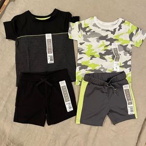 Toddler boys (2T) athletic sets
